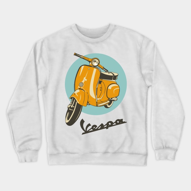 Classic Vespa Crewneck Sweatshirt by ImproveYourself